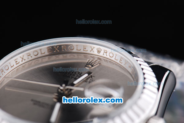 Rolex Datejust Oyster Perpetual with Grey Dial - Click Image to Close
